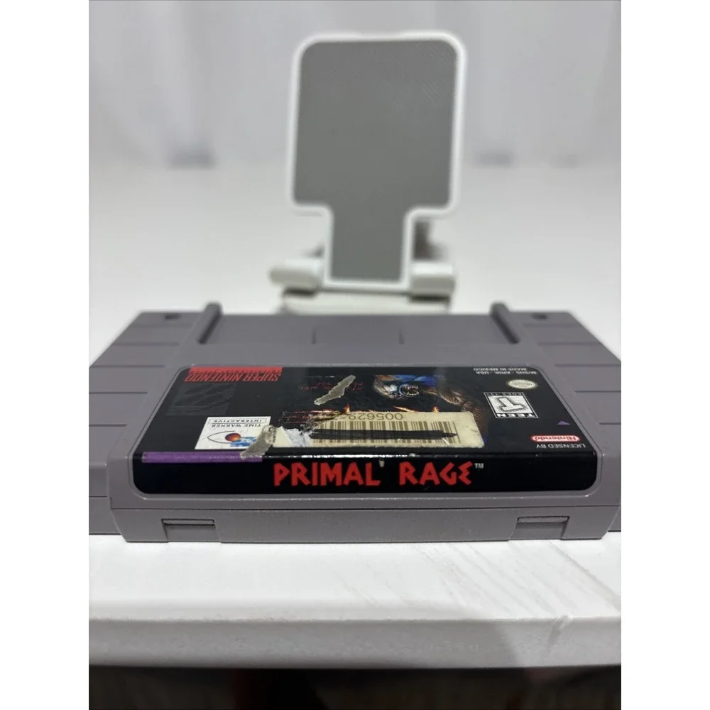 Primal Rage Super‎ Nintendo Entertainment System 1995 SNES Tested